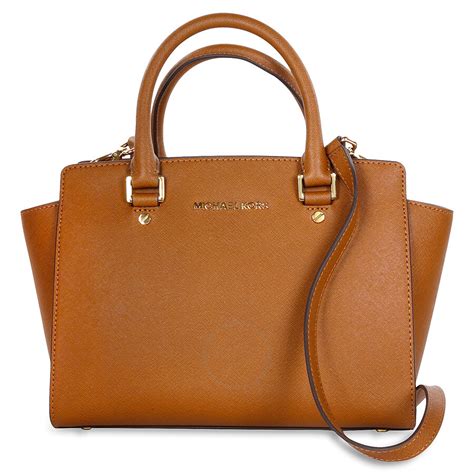 Michael Kors Selma Saffiano Leather Satchel, Medium 